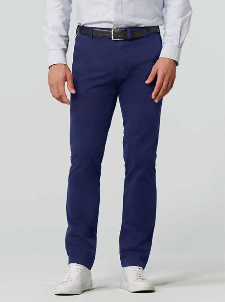 Meyer Chinos/Trousers Meyer - Blue Roma Cotton Chino