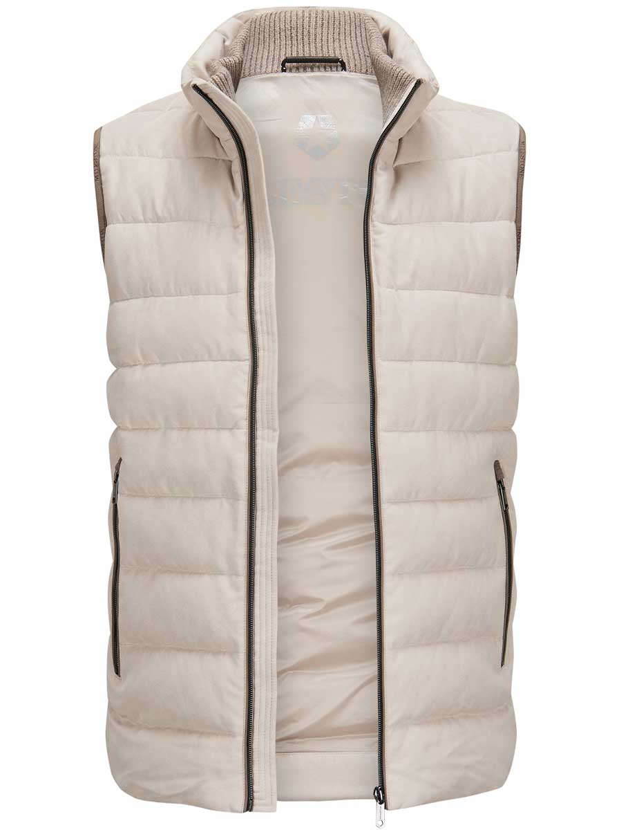 Milestone Gilets Milestone - Quilted Stone Gilet