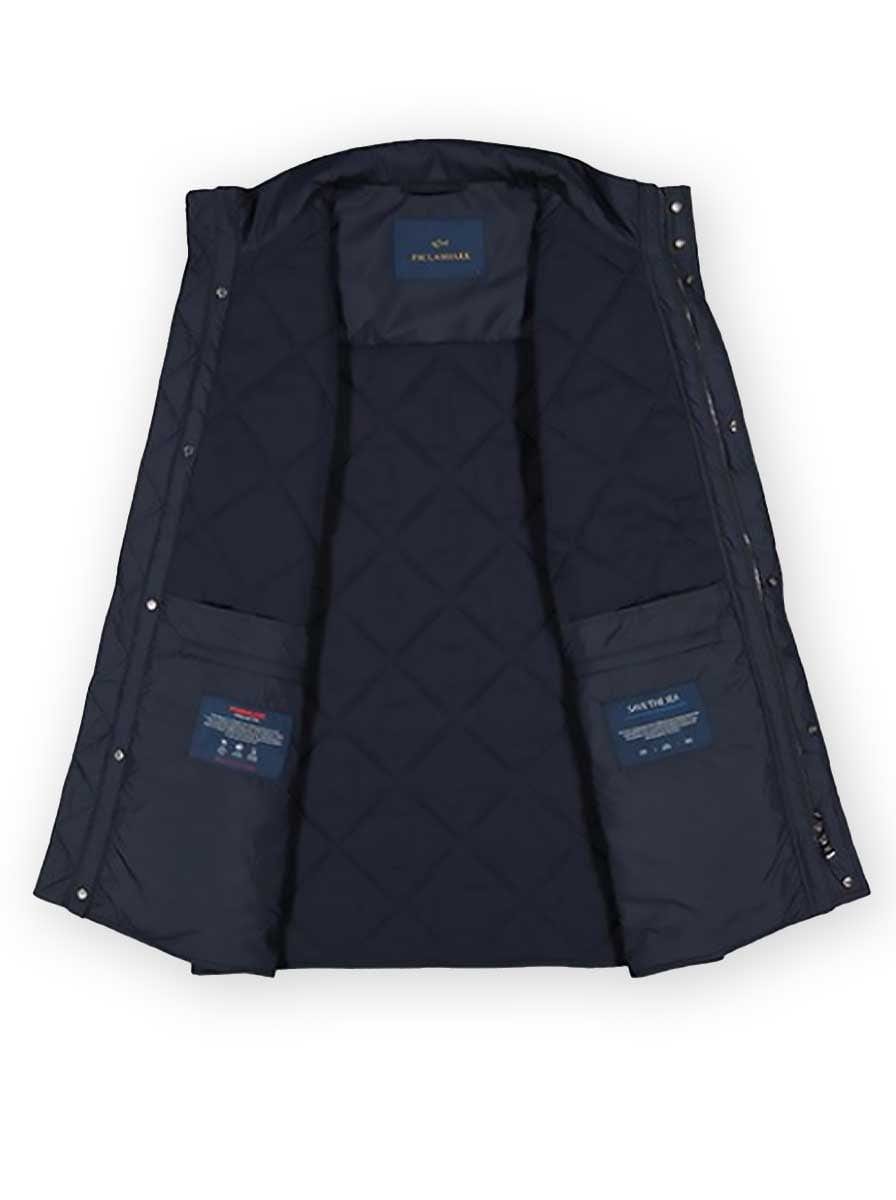 Paul & Shark Coats Paul & Shark - Quilted Jacket with Alcantara® Details