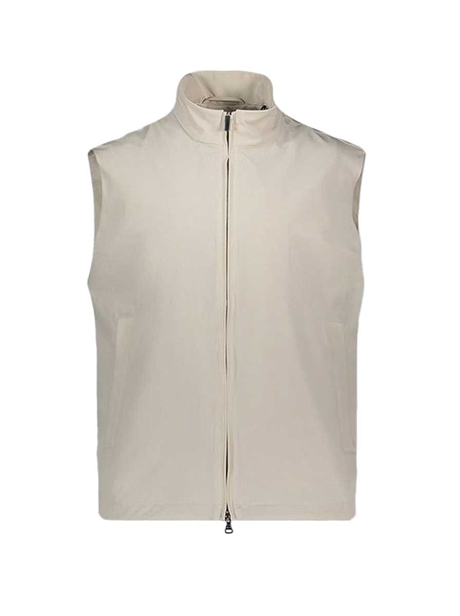 Paul & Shark Coats Paul & Shark - Typhoon Re-4X4 Stretch Stone Gilet