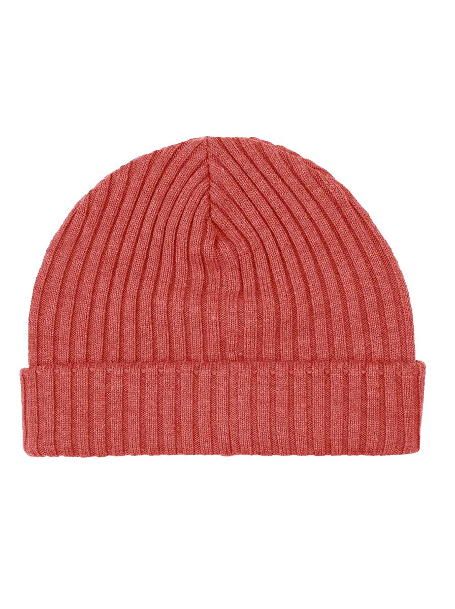 Paul & Shark Headwear Paul & Shark - Ribbed Red Wool Beanie