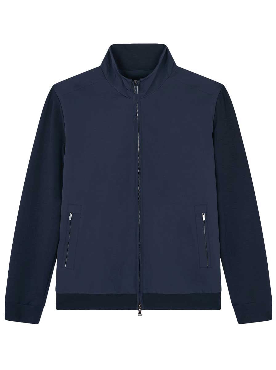 Paul & Shark Hybrid Paul & Shark - Re 4x4 Stretch Navy Full Zip Hybrid Jacket