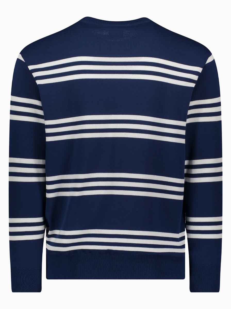 Paul & Shark Knitwear & Jumpers Paul & Shark - Multi Stripe Crew Neck Jumper