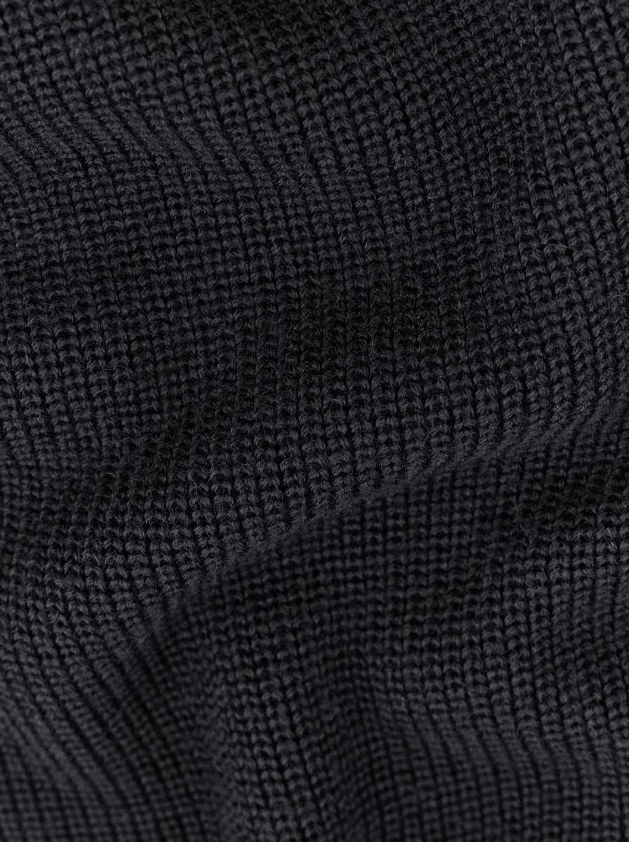 Paul & Shark Knitwear & Jumpers Paul & Shark - Tech Wool Full Zip Navy Sweater