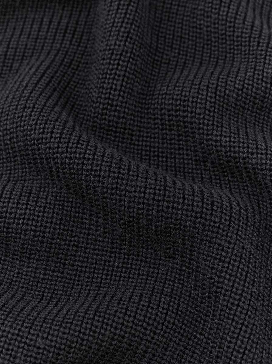 Paul & Shark Knitwear & Jumpers Paul & Shark - Tech Wool Half Zip Navy Sweater