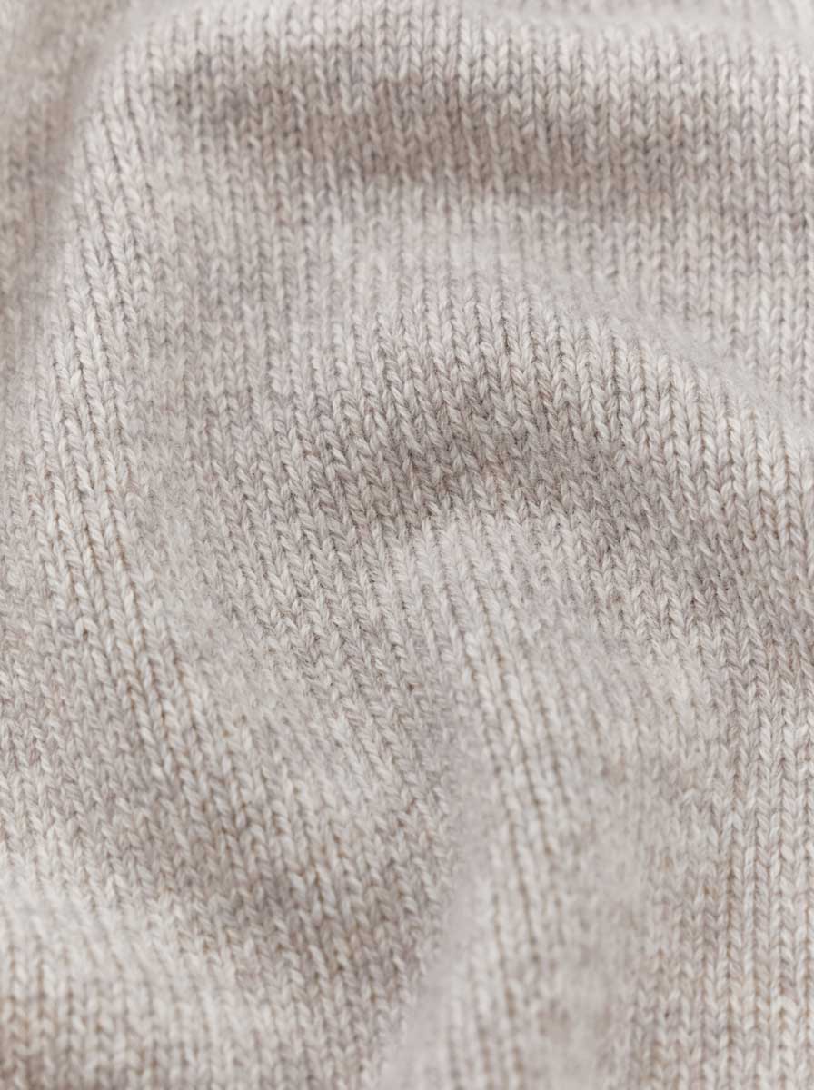 Paul & Shark Knitwear & Jumpers Paul & Shark - Wool and Cashmere Stone Half-Zip Sweater