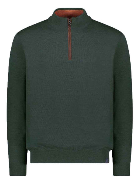 Paul & Shark Knitwear & Jumpers Paul & Shark - Wool half zip sweater w/ Alcantara® details 223