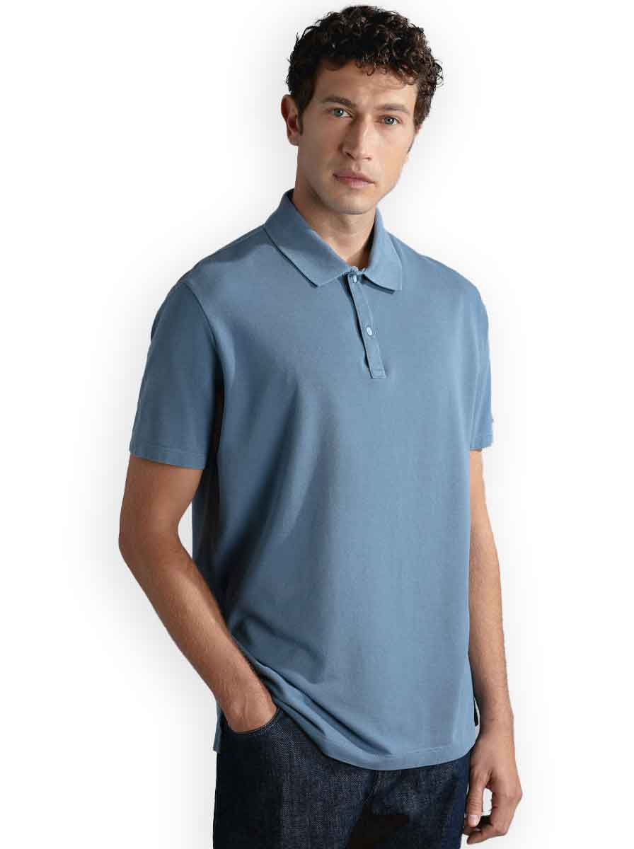 Paul & Shark Polo & T-Shirts Paul & Shark - Garment-dyed piqué Cotton Polo Shirt