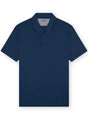 Paul & Shark Polo & T-Shirts Paul & Shark - Navy Cotton & Silk Polo Shirt