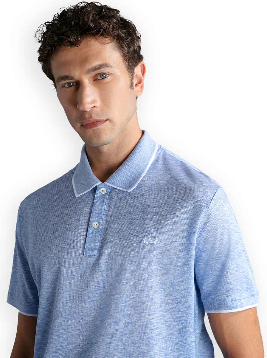 Paul & Shark Polo & T-Shirts Paul & Shark - Silk & Cotton Polo Shirt