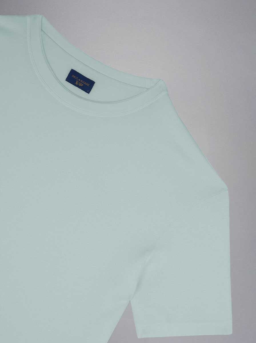 Paul & Shark Polo & T-Shirts Paul & Shark - X-Soft Cotton Turquoise T-Shirt