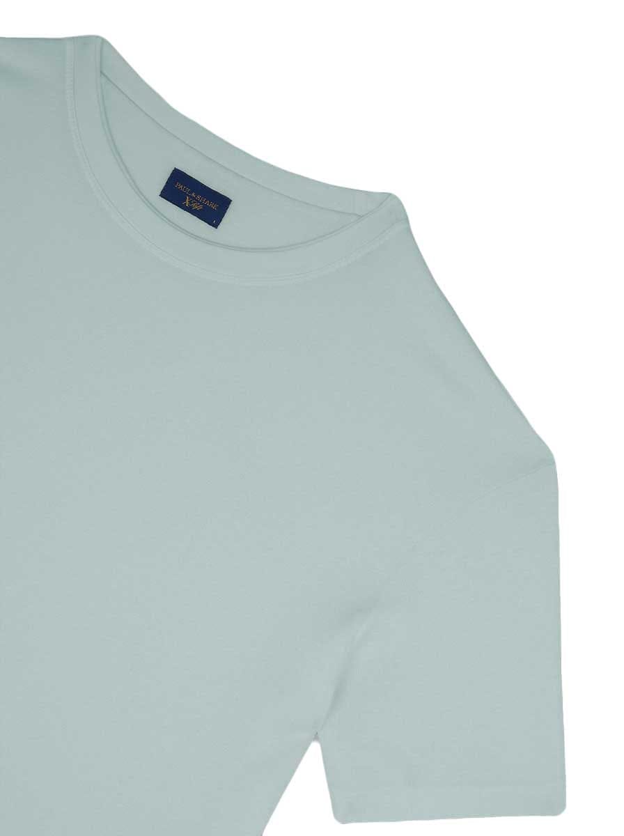 Paul & Shark Polo & T-Shirts Paul & Shark - X-Soft Cotton Turquoise T-Shirt
