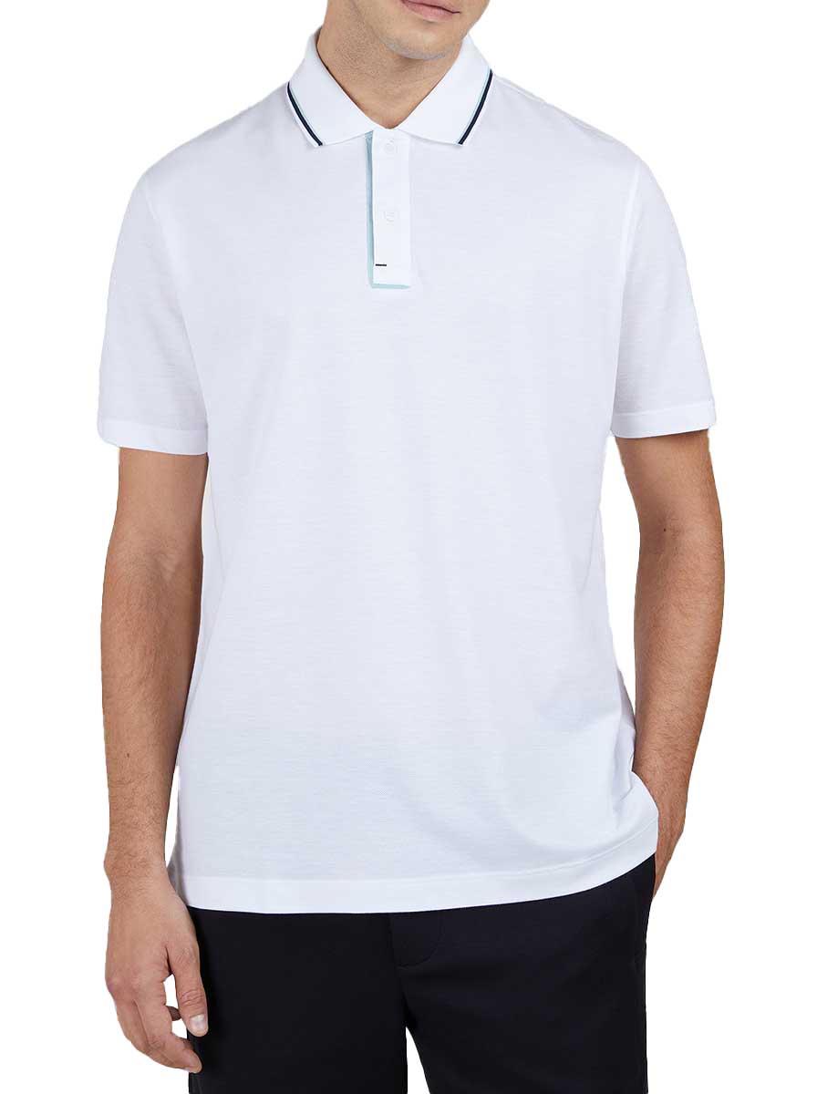 Paul & Shark Polo & T-Shirts Paul & Shark - Xsoft Piqué Cotton White Polo