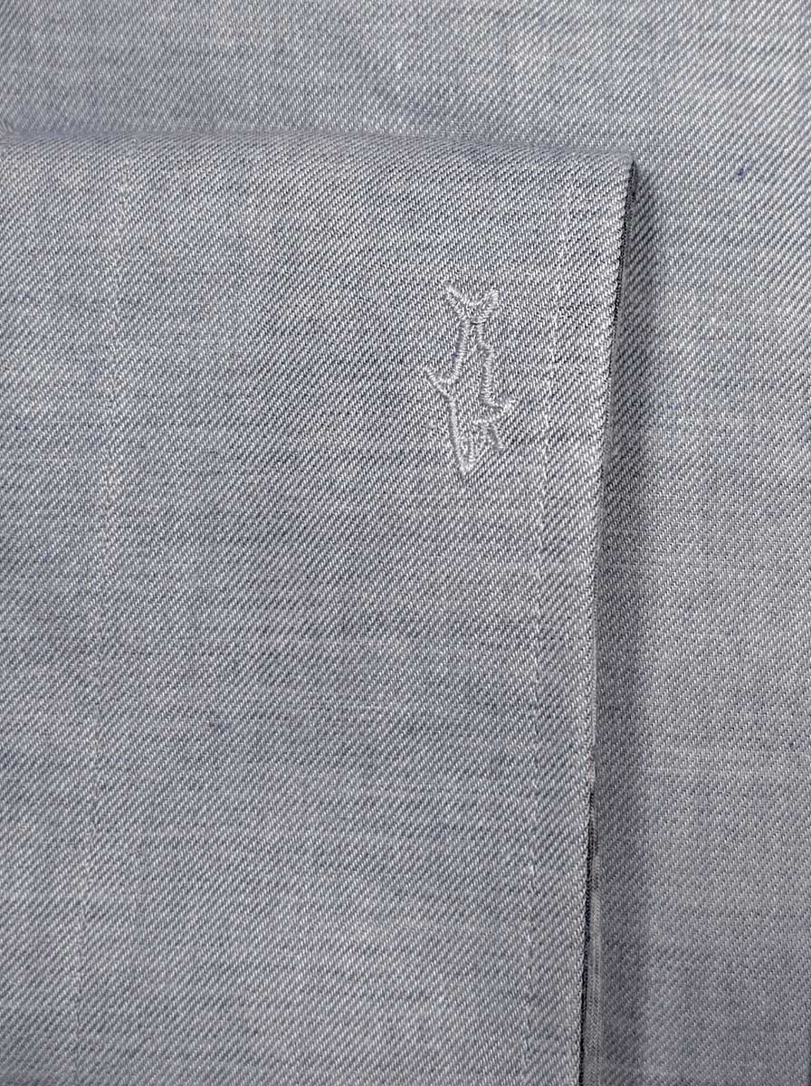 Paul & Shark Shirts Paul & Shark - Button Down Light Blue Flannel Long Sleeve Shirt
