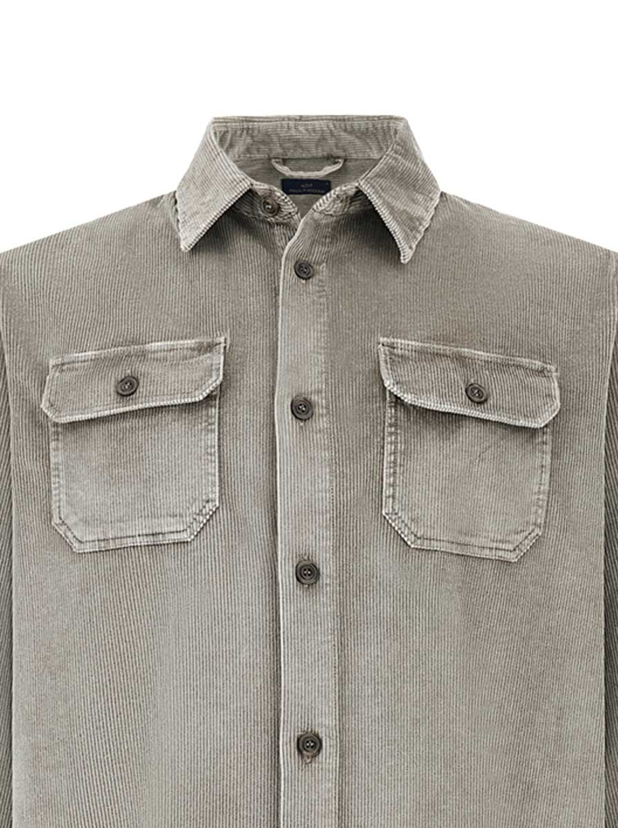 Paul & Shark Shirts Paul & Shark - Cord Taupe Overshirt
