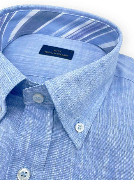 Paul & Shark Shirts Paul & Shark - Linen Effect Cotton Shirt
