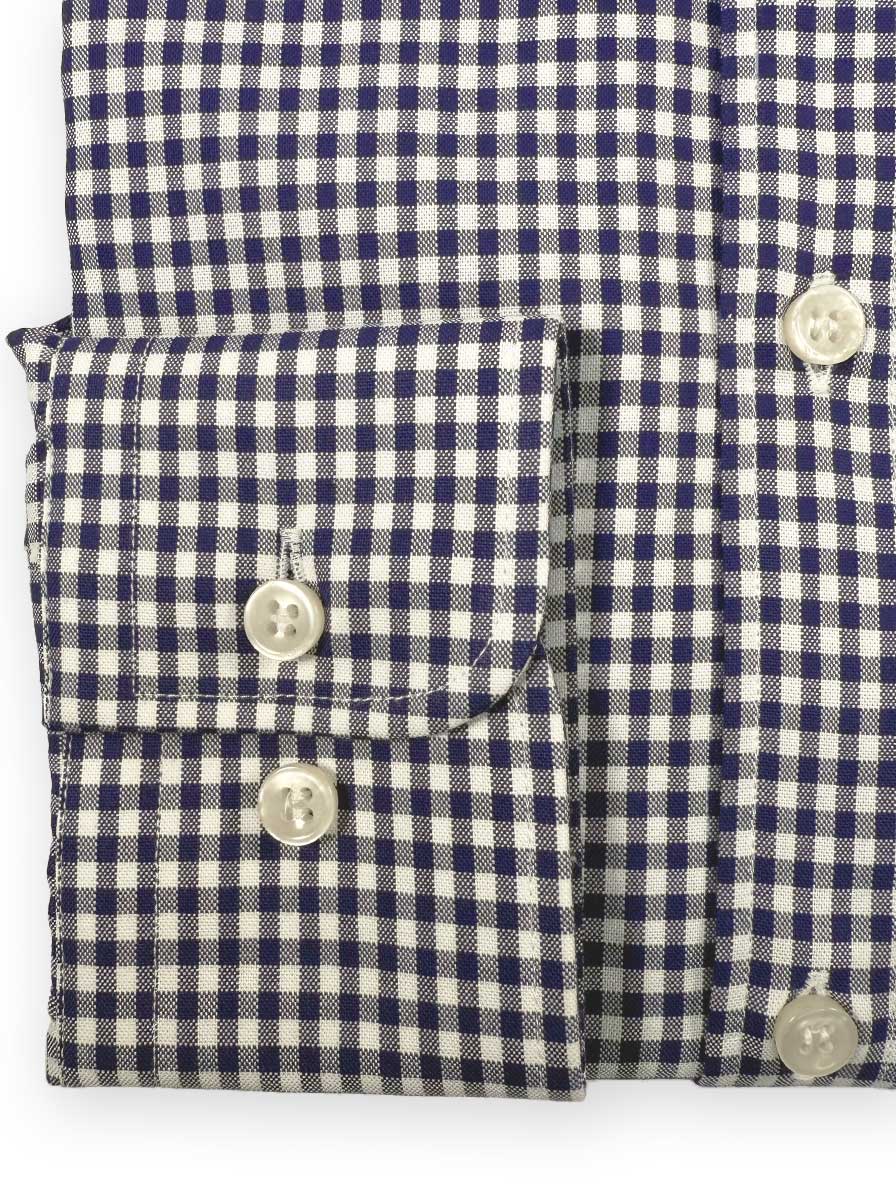 Paul & Shark Shirts Paul & Shark - Long Sleeve Shirt - Oxford Gingham Navy Button Down