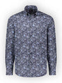 Paul & Shark Shirts Paul & Shark - Printed Check Cotton Button Down Shirt