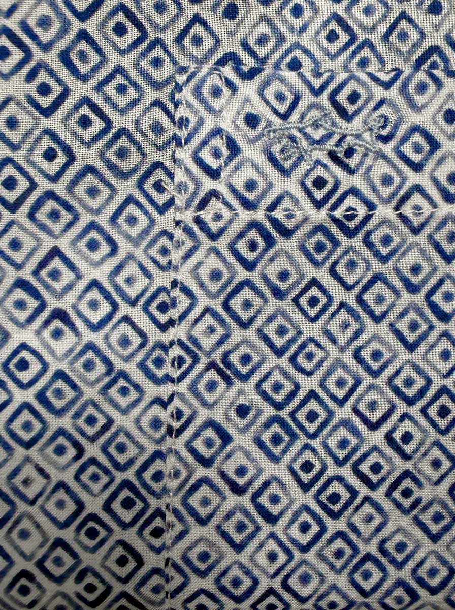 Paul & Shark Short Sleeve Shirts Paul & Shark - Geometric Watercolour Print Short Sleeve Shirt