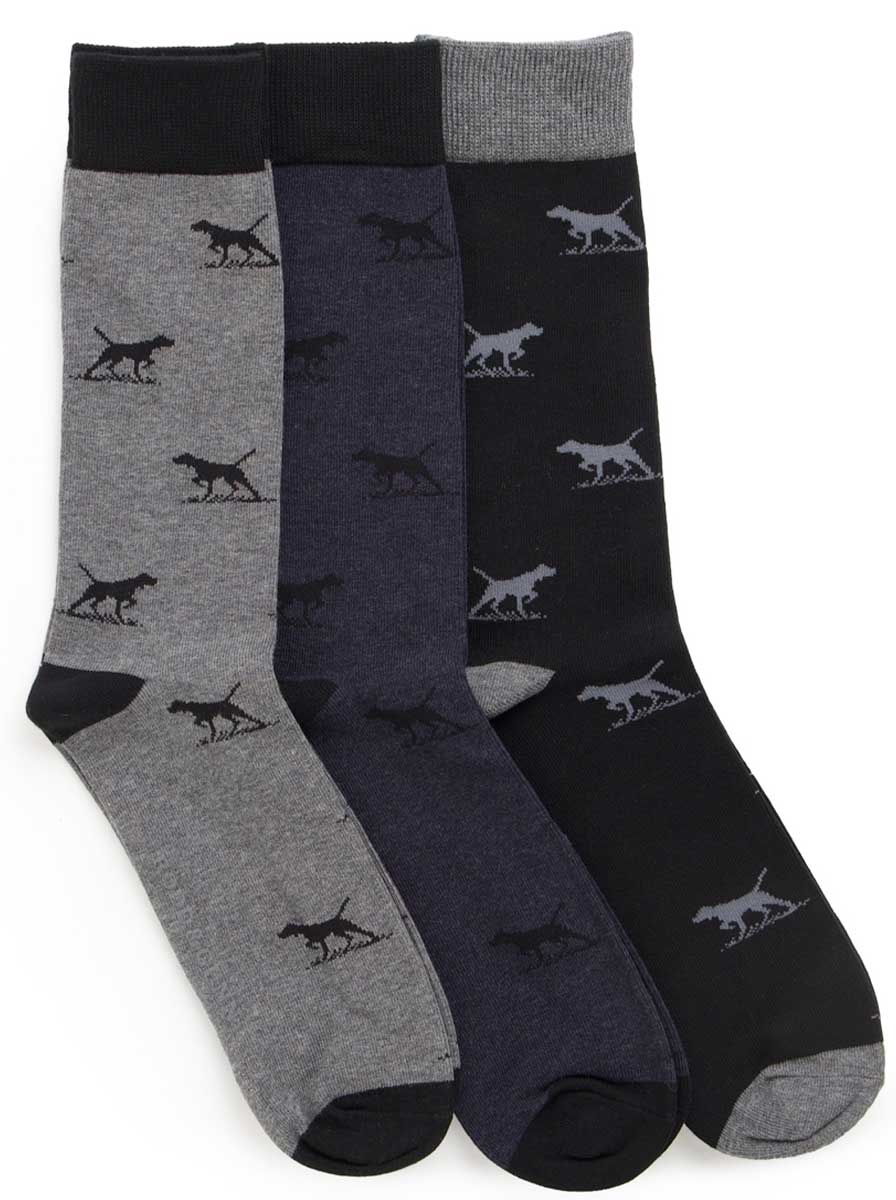 Rodd and Gunn Headwear Rodd & Gunn - Dogs-A-Plenty Three Pack Socks