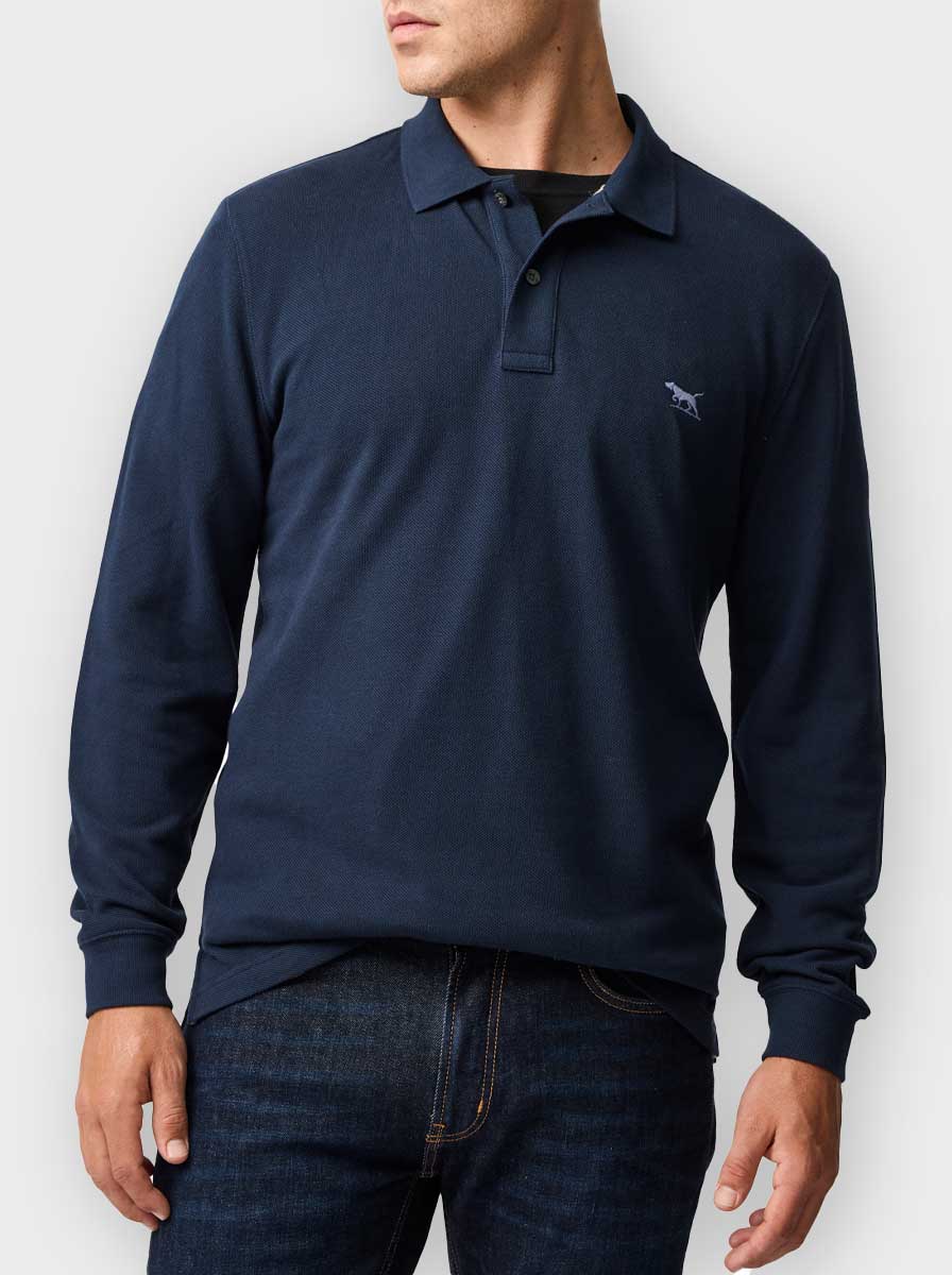 Rodd and Gunn Polo & T-Shirts Rodd & Gunn - Polo - Gunn L/S Eclipse Polo