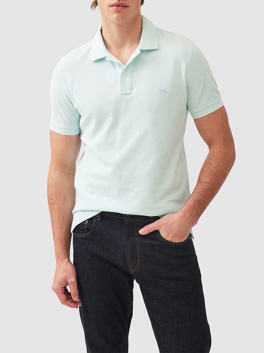 Rodd and Gunn Polo & T-Shirts Rodd & Gunn - "The Gunn Polo" Cool Mint Polo Shirt
