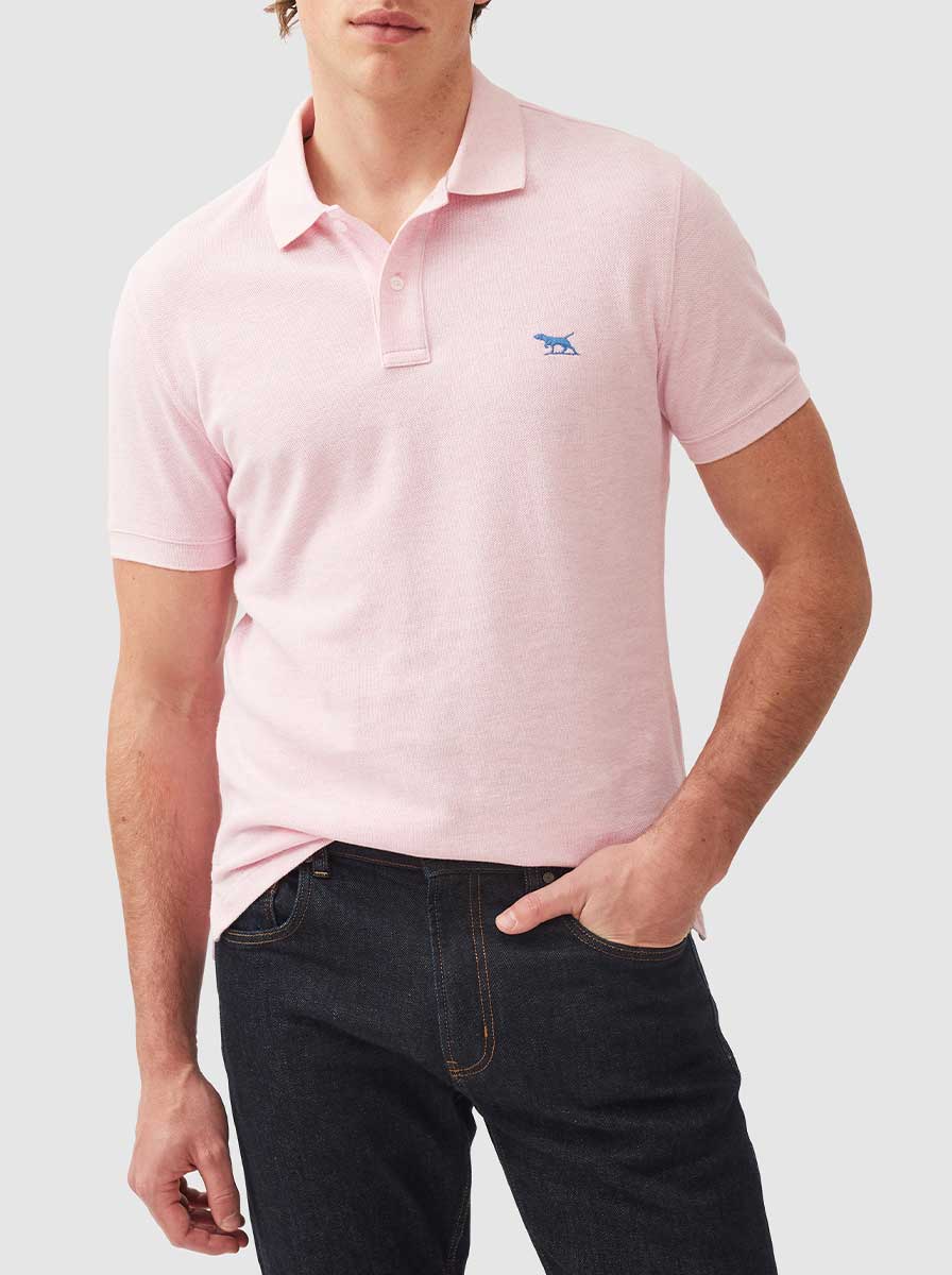 Rodd and Gunn Polo & T-Shirts Rodd & Gunn - "The Gunn Polo" Rose Water Polo Shirt