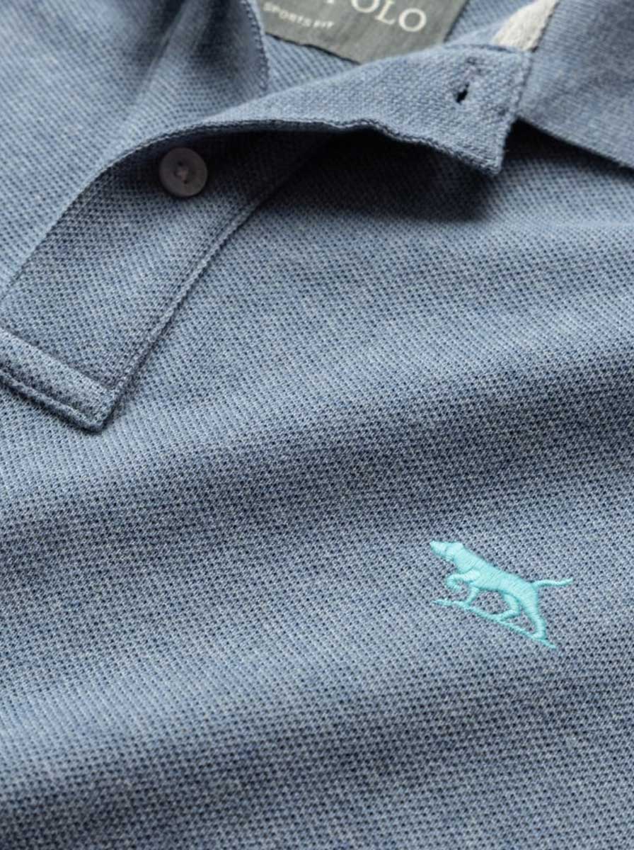 Rodd and Gunn Polo & T-Shirts Rodd & Gunn - "The Gunn Polo" Steel Blue Polo Shirt