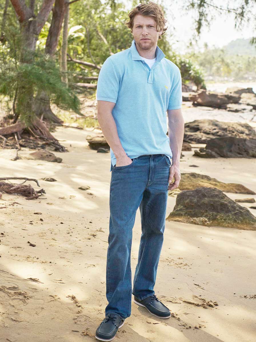 Rodd and Gunn Polo & T-Shirts Rodd & Gunn - "The Gunn Polo" Surf Polo Shirt