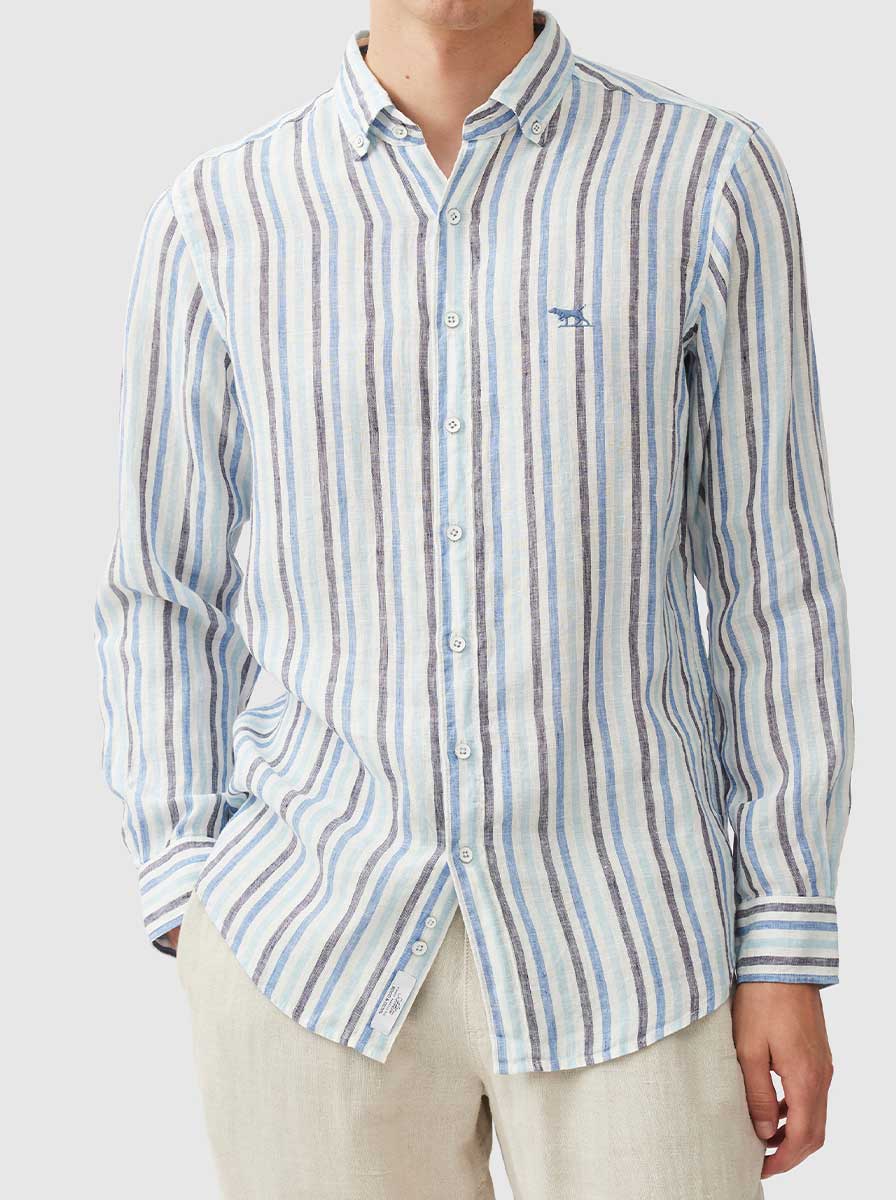 Rodd and Gunn Shirts Rodd & Gunn - Gimmerburn Sports Fit Stonewash Shirt