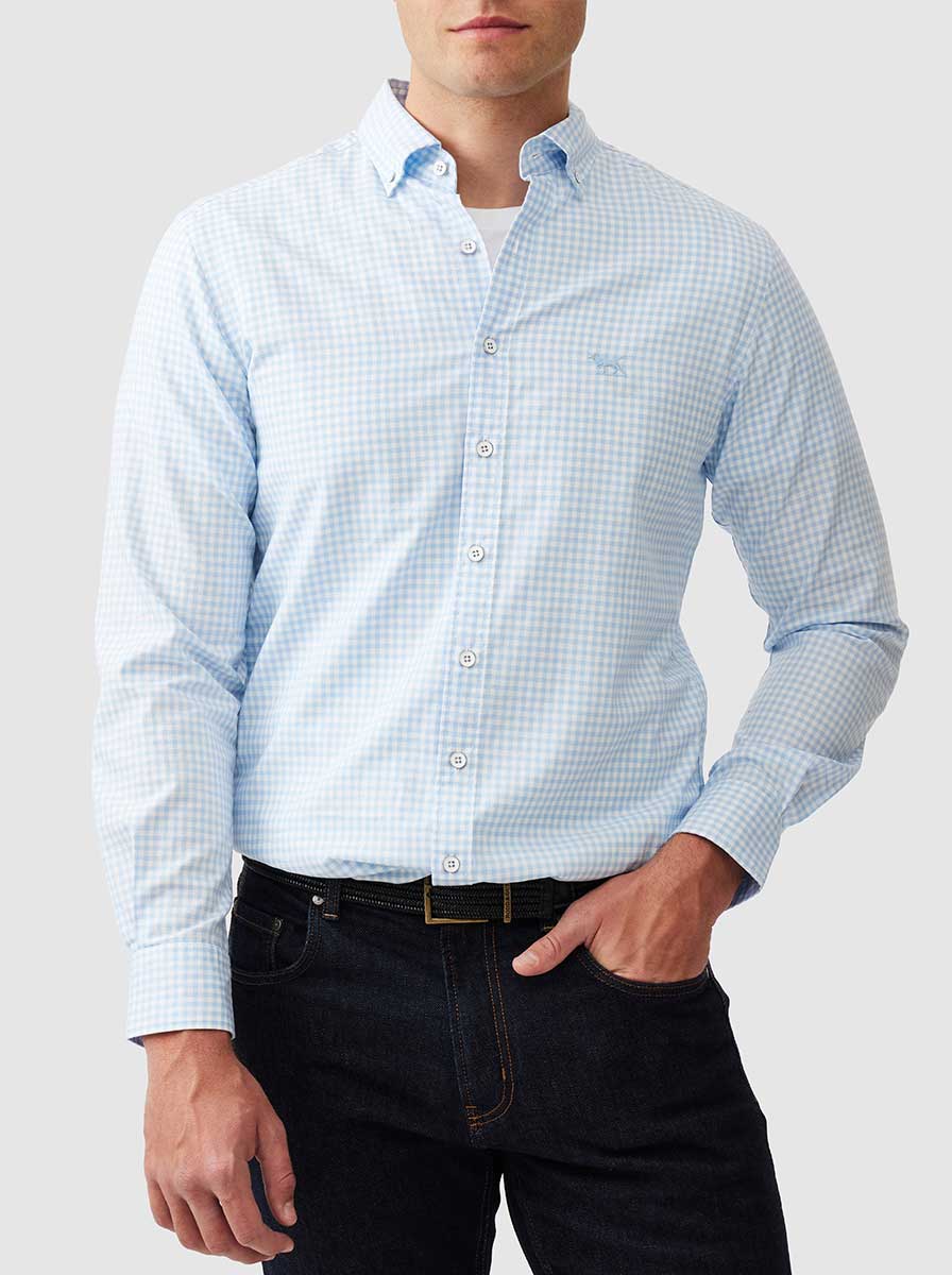 Rodd and Gunn Shirts Rodd & Gunn - Gunn Check Oxford Sports Fit Malibu Shirt