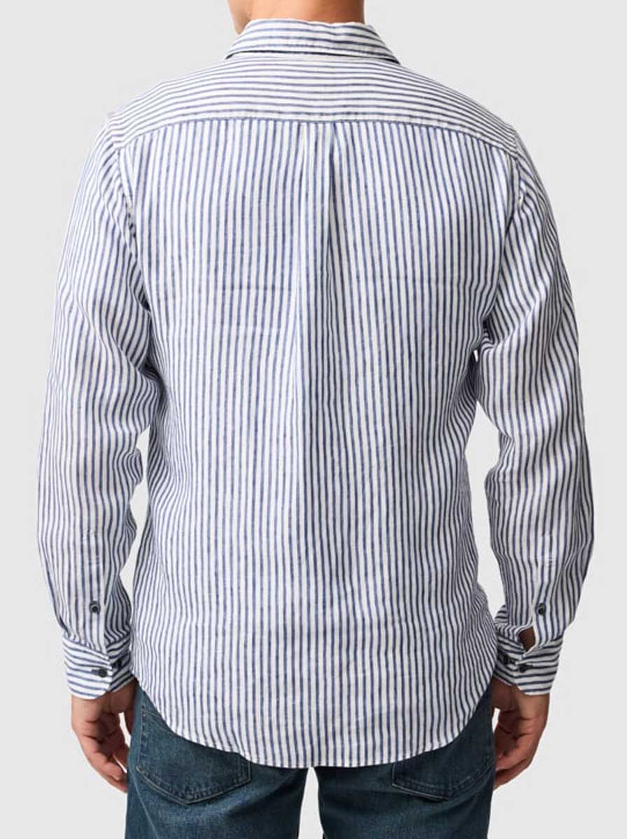 Rodd and Gunn Shirts Rodd & Gunn - Port Charles Sports Fit Deep Ocean Shirt