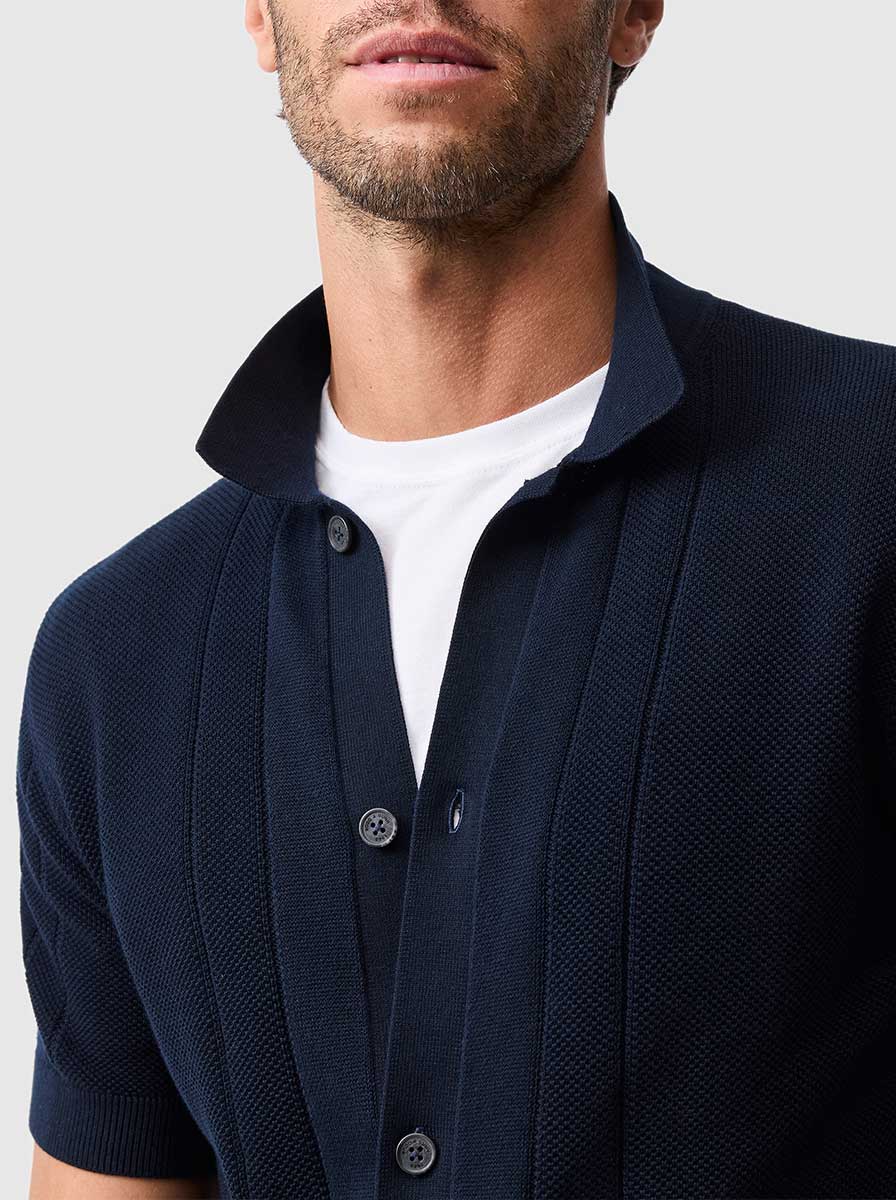 Rodd and Gunn Short Sleeve Shirts Rodd & Gunn - Cobb River Knitted Short Sleeve Shirt