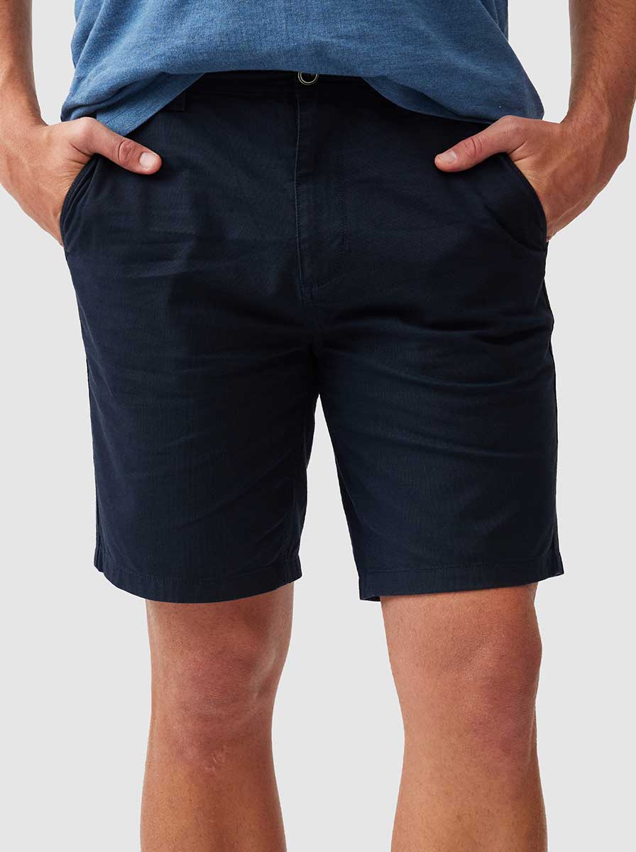 Rodd and Gunn Shorts Rodd & Gunn - Millwater Textured Midnight Shorts