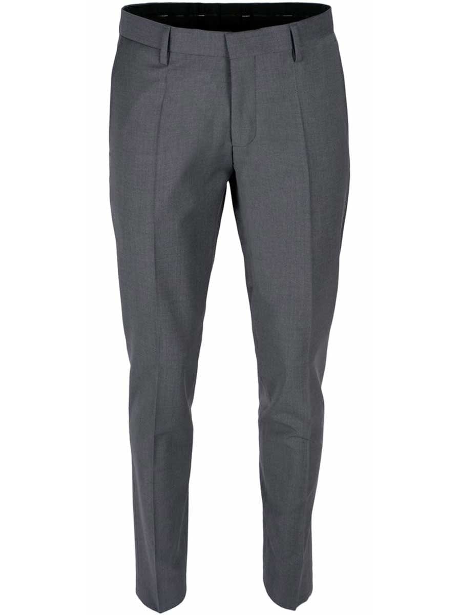 Roy Robson Chinos/Trousers Roy Robson - Suit Trousers - Grey Wool Stretch Slim Fit