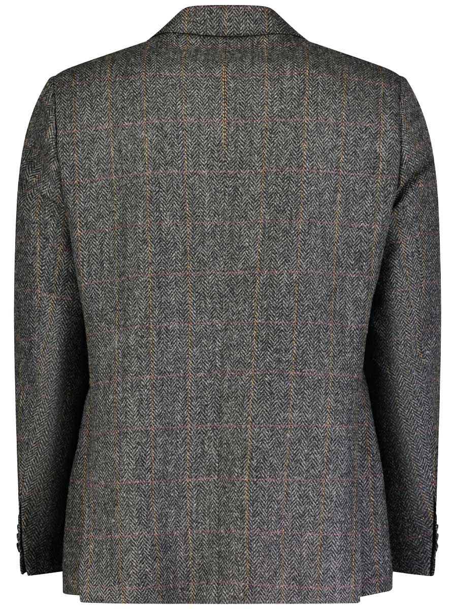 Roy Robson Jacket/Blazer Roy Robson - Shetland Tweed Grey Check Blazer