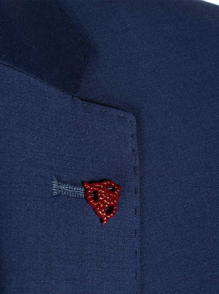 Roy Robson Suits Roy Robson - Suit Jacket - Blue Wool Stretch