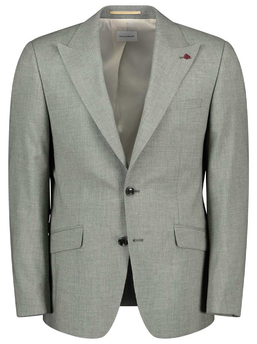 Roy Robson Suits Roy Robson - Suit Jacket - Sage Wool Stretch Slim Fit