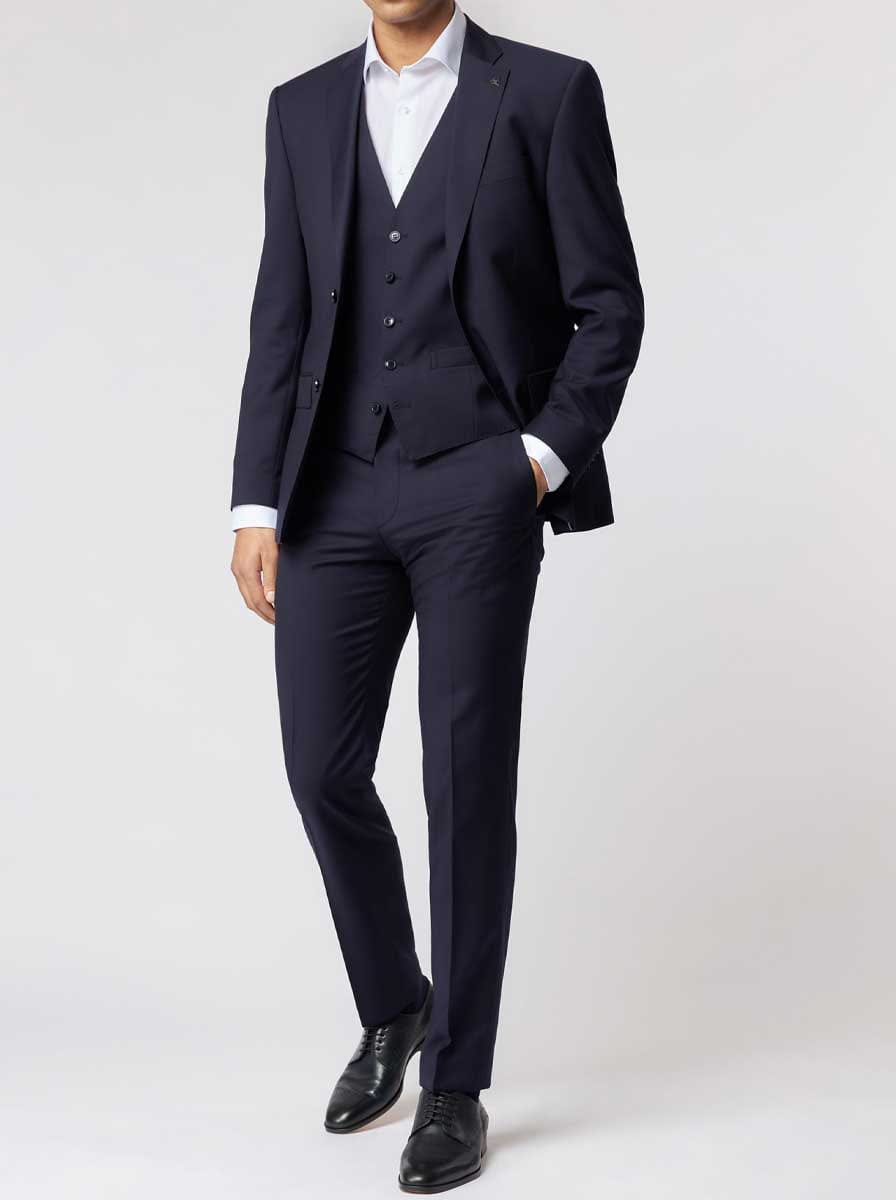 Roy Robson Waistcoat Roy Robson - Suit Waistcoat - Super 110's Navy Wool