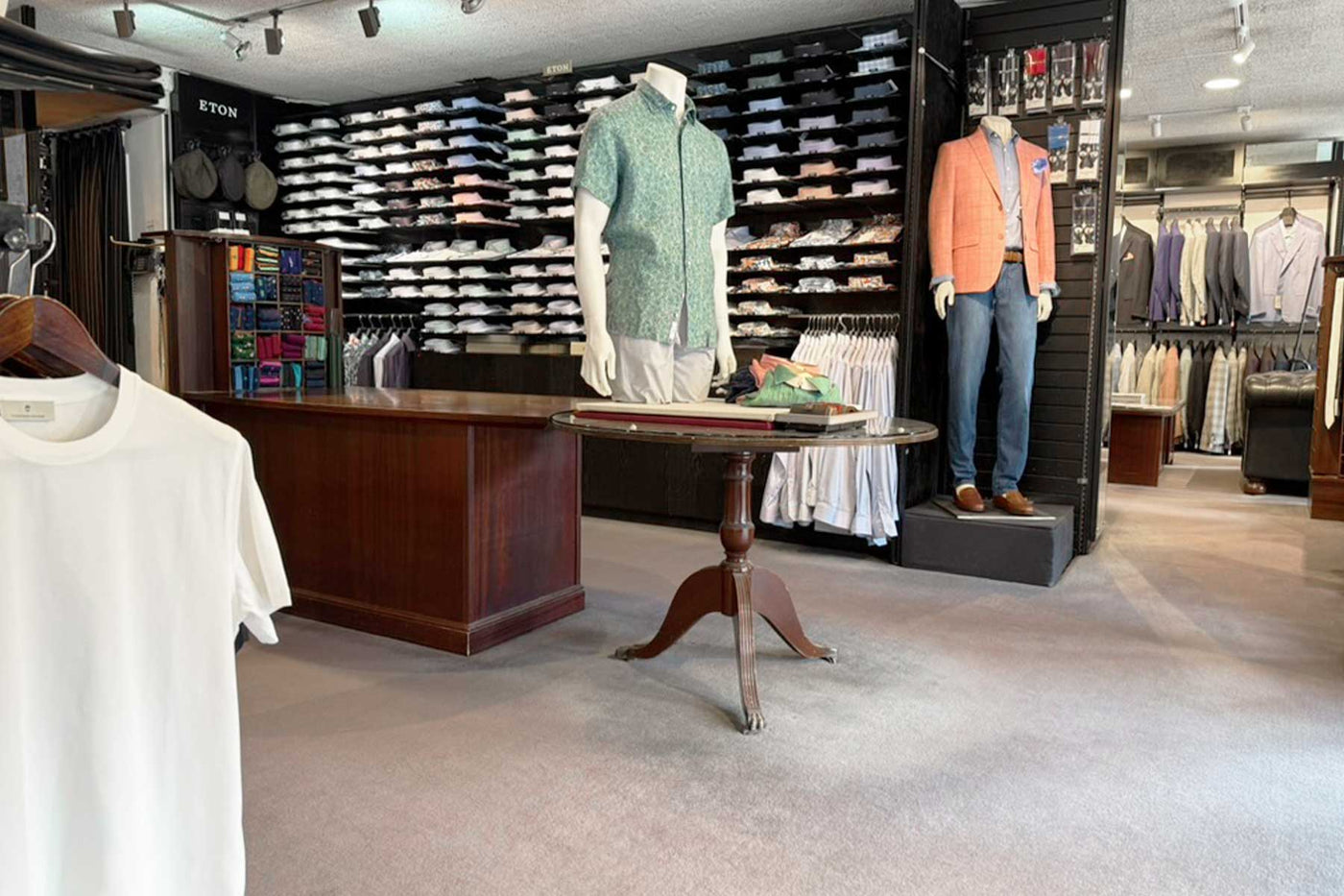 Andrew Gardner, Wendover. Luxury menswear store.