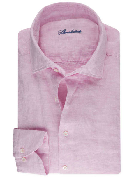 Stenströms Shirts Stenströms - Pink Linen Shirt