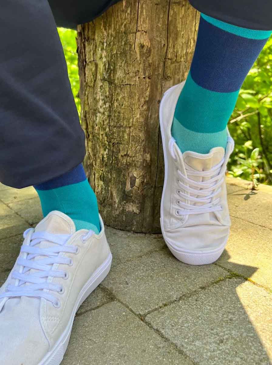 Swole Panda Socks Swole Panda - Stripped Bamboo Socks