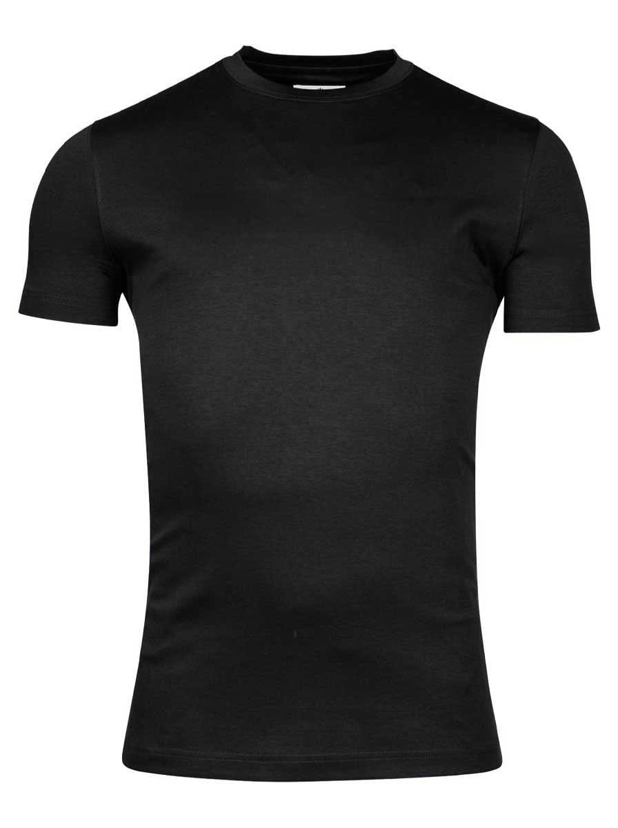 Thomas Maine Polo & T-Shirts Thomas Maine - Liquid Cotton Black T-Shirt