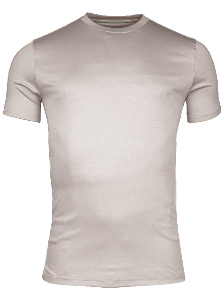 Thomas Maine Polo & T-Shirts Thomas Maine - Liquid Cotton Stone T-Shirt