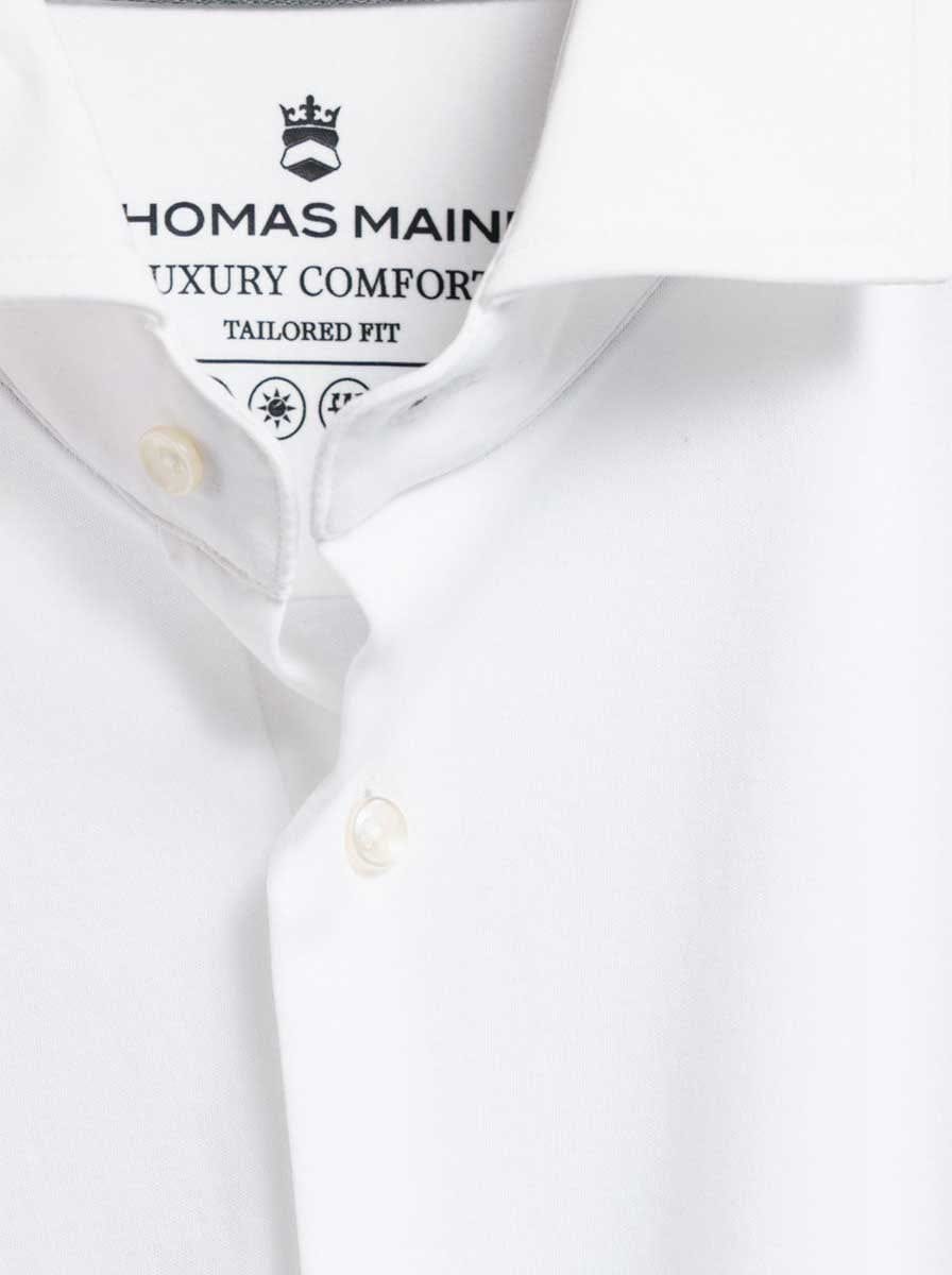 Thomas Maine Shirts Thomas Maine - Liquid Cotton White Shirt