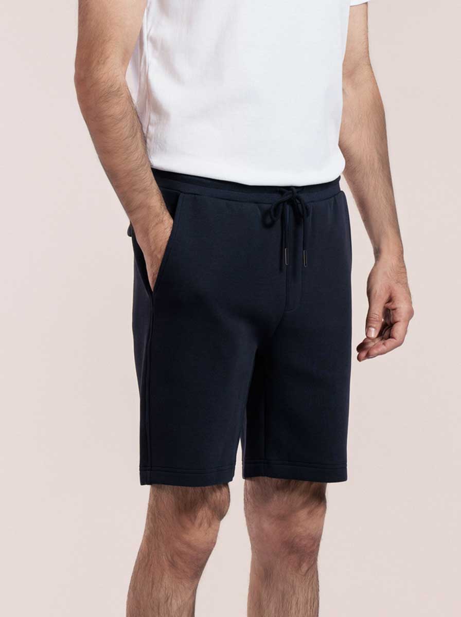 Thomas Maine Shorts Thomas Maine - Sweat Short Navy Cotton Blend