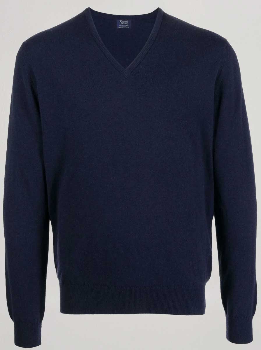William Lockie Knitwear & Jumpers William Lockie - Knitwear - Cashmere V-Neck