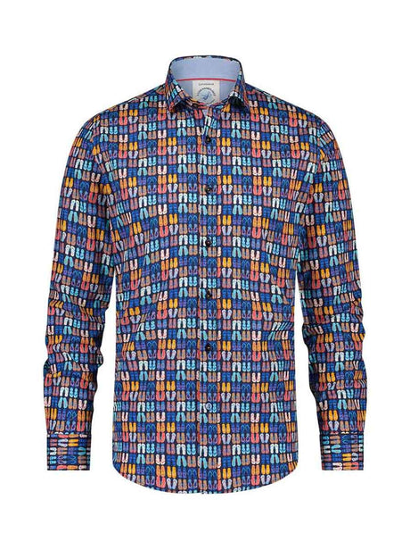A Fish Named Fred Shirts A Fish Named Fred - Flip Flop Print Shirt