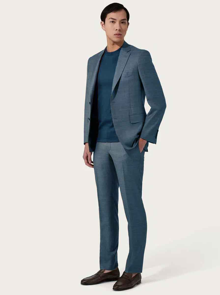 Canali Jacket/Blazer Canali - Micro Check Textured Wool Suit