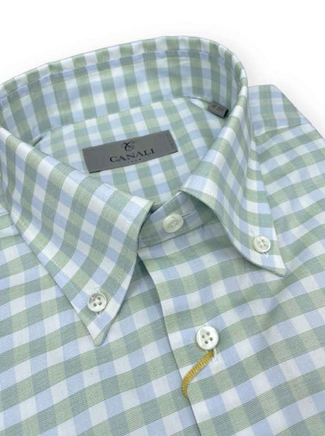 Canali Shirts Canali - Check Button Down Shirt